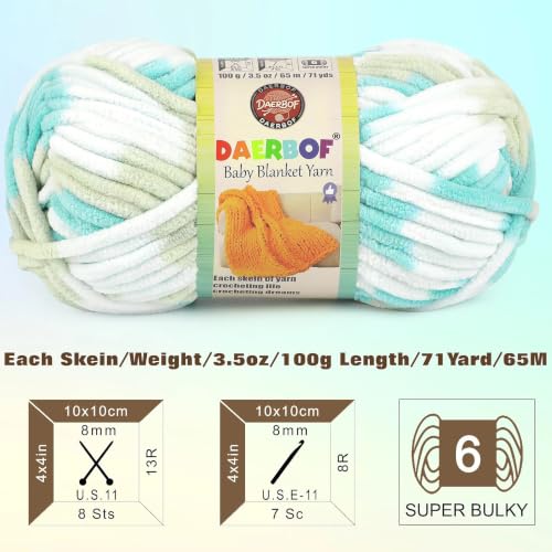 Chunky Chenille Yarn for Crocheting - #6 Super Bulky Blanket Yarn - 4 Pack of 100g/71yds Thick Plush Fluffy Soft Yarn - Chunky Yarn for Knitting Baby Blankets, Amigurumi, Hats (4, Purple Sunset) - color: Purple Sunset