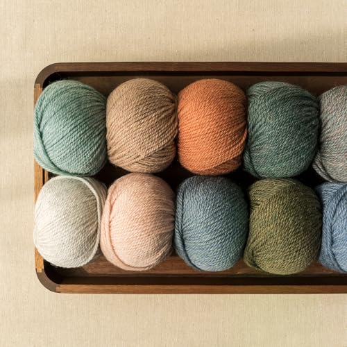 Susan's Family Molandi #8 100Merino Wool Yarn, 4x50g/82yds - Harvest Gold | 100% wool yarn, Bulky weight, skin-soft, comfort, warm, breathable, crochet/knit garment, blanket, shawl, scarf, bag - color: 41#Harvest Gold