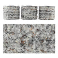 Artisanal Yarn Collection Multifiber Fancy Yarn for Knitting Crocheting Crafts DIY, Set of 3 Rolls(098 Stone Veil Velvet Snow) - color: 098 Stone Veil Velvet Snow