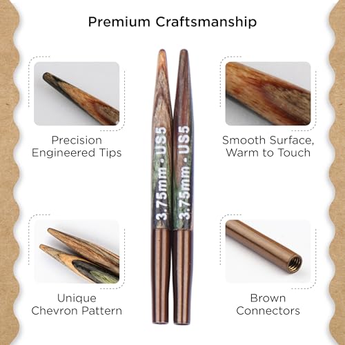 Knitter’s Pride Terra Interchangeable Needle 2""(5cm) - US 5(3.75mm) - size: 3.75mm
