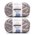 Bernat Blanket Extra Chunky Chenile Acrylic Yarn - (Pack of 2) - color: Silver Steel, size: 2 Pack