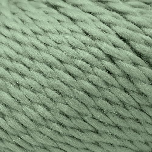 100% Baby Alpaca Yarn 3 Skeins 150g Bulky Weight Knitting Crochet S. Green | Made in Peru with natural warmth and softness featuring 162yd of premium fiber ideal for scarves shawls sweaters and more - color: Sage Green, size: Bulky - 3 Skeins