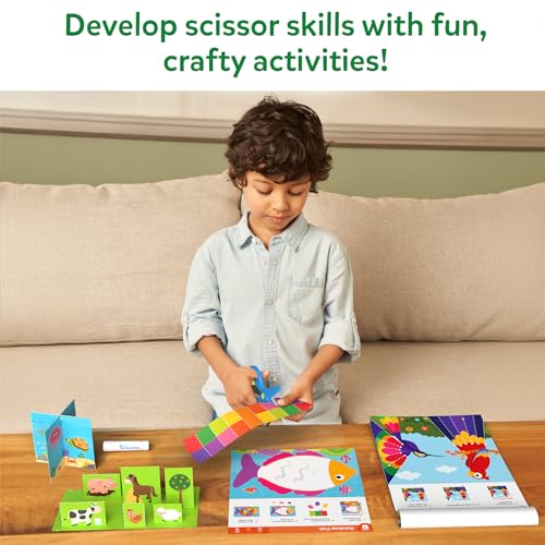 Skillmatics Snip Snip Animals, Scissor Skills Toy, Felt Craft Gift for Kids | Cutting Activity, Safety Scissors, Fine Motor Skills for Preschool, Screen-Free, Learning Toy, Girls & Boys Ages 3, 4, 5, 6 - style: 5. Animals