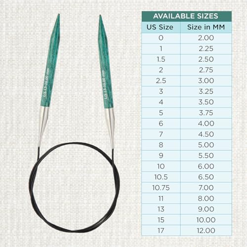 KnitPro Dreamz Fixed Circular Needles 16" (40cm) | US Size 15 (10mm) - size: US 15 (10mm)