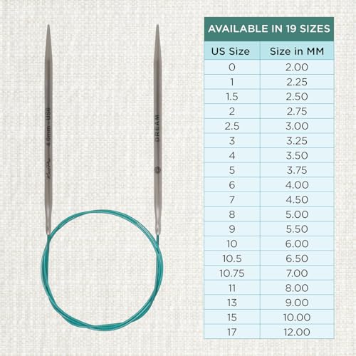 KnitPro The Mindful Collection Fixed Circular Needles 32" (80cm) | US Size 6 (4mm) - size: US 6 (4mm)