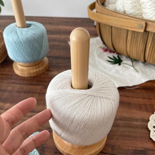1Pc Detachable Yarn Winder, Desktop Rotating Spool Holder, Suitable for Storing and Organizing Yarn Balls.
