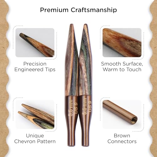 Knitter’s Pride Terra Interchangeable Needle 2""(5cm) - US 9(5.5mm) - size: 5.50mm