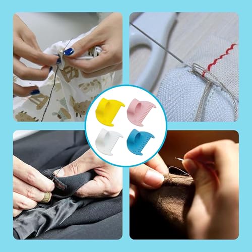 5mm Seam Guide for Hand Sewing Edge Lockranding Tool 5 PCS Set for Leather/Fabric/Craft Sew, Light Skin