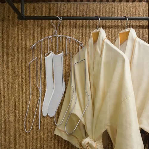 UNICRAFTALE 7Pcs 4 Styles Sock Blockers and Laundry Dryings Hanger Rack Stainless Steel Socks Drying Hanger Knitting Metal Sock Shapers for Fast Drying and Displaying Hand Knitted and Crochet Socks - size: 39.6/41/42.8cm Long