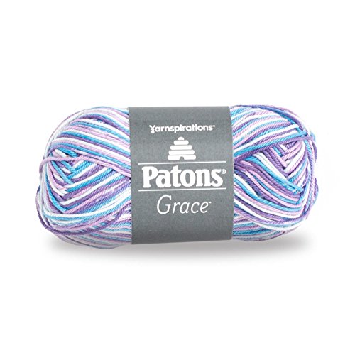 Patons Grace Yarn, 1.75 oz, Lavender, 1 Ball - color: ['Lavender'], size: 1.75 oz (1 Ball)