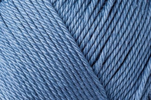 1 Skein/Pack Schachenmayr (SMC) Catania Originals Yarn, Each Ball 1.76 Oz (50gr) / 136 Yards (125 m), 100% Mercerized Cotton for Knitting and Crochet Yarn, Sport Weight, 269 - Gray Blue - color: 269 - Gray Blue