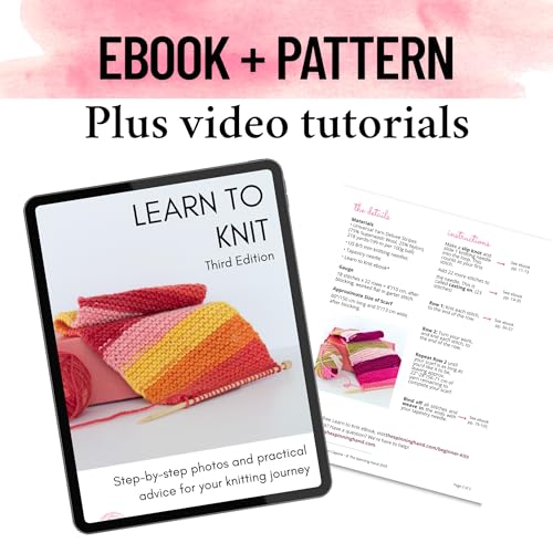 The Spinning Hand Knitting Kit for Beginners Adults – Educator-Designed, Self-Striping Wool Yarn, Bamboo Needles & Video Tutorials (Dragonfruit) - color: Dragonfruit