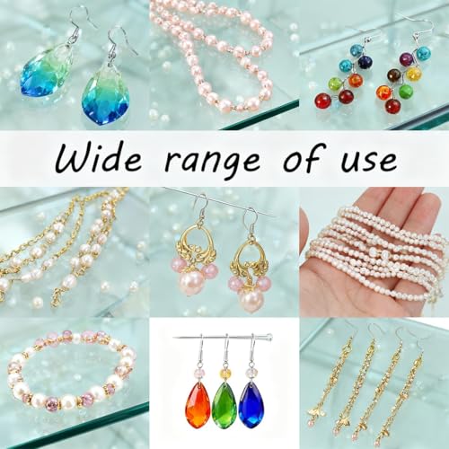 600Pcs Ball Head Pins Eye Pins for Jewelry Making Supplies Straight Bendable Ball Headpin for DIY Craft Earring Pendant Necklace Bracelet Jewelry Findings, 1.2", 1.6", 2", Gold and Silver - color: Gold+Silver, size: 2In 1.6In 1.2In(Ball Head + Eye)