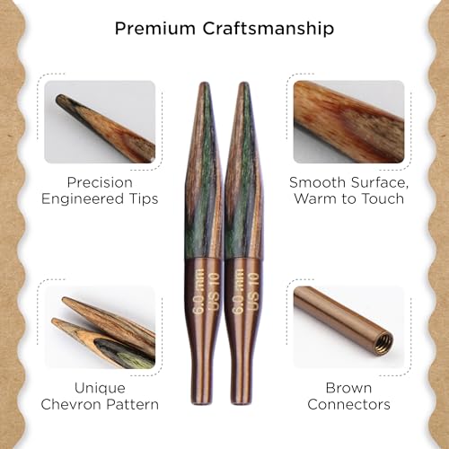 Knitter’s Pride Terra Interchangeable Needle 2""(5cm) - US 10(6mm) - size: 6.00mm