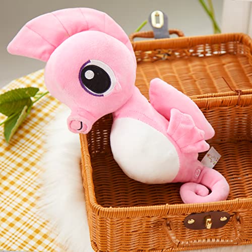 16” Light up Seahorse Stuffed Animals LED Ocean Life Plush Toy | Soft Day Birthday Children Gifts Toddler Kids Night Bedtime Pal Pink Beautiful Decorative - color: Pink Seahorse