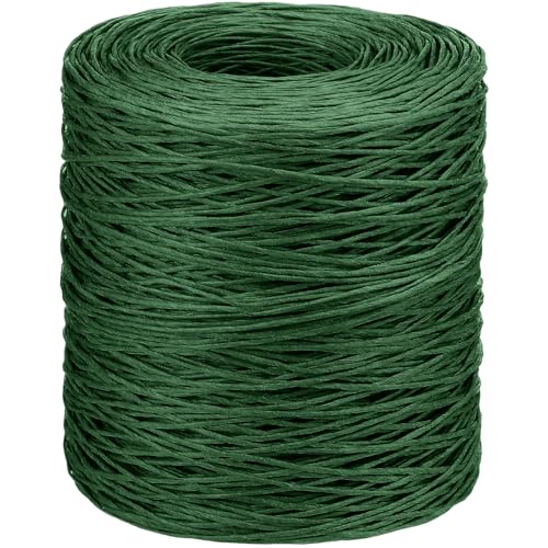 Syhood 1345 Feet Floral Vine Bind Wire Rustic Craft Wire, Deep Green | For DIY Craft Wrapping, Flower Bouquets Garland Arrangements, , Christmas Wreath Making - color: Deep Green, size: 1345 Feet