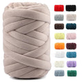 Chunky Yarn for Hand Knitting- Velvet Chenille Tube Yarns- Jumbo Yarns for Blankets, Pet Beds, Machine Washable (0.66 Lb/18.59 Yd), Easy No-Tool Arm Knitting & Crochet Project Yarn (Dusty Rose) - color: Dusty Rose