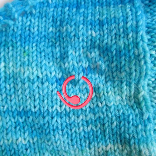 60PCS Metal Stitch Markers,Crochet Knitting Stitch Markers Yarn Row Stitch Counter with Case - color: Multicolor01
