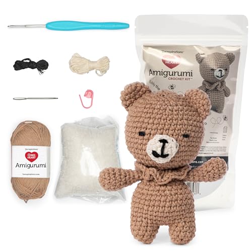 Red Heart Amigurumi Eddy The Bear Kit - color: Eddy the Bear