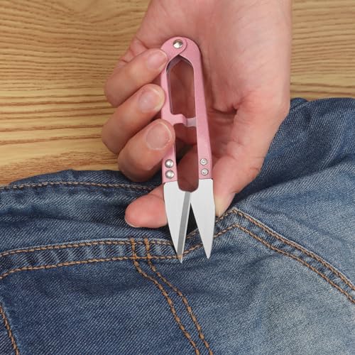 Left-Handed Fabric Scissors for Cutting Fabric, Garments, Textiles, 23cm Tailor's Scissors, Thread Cutter, Set of 2