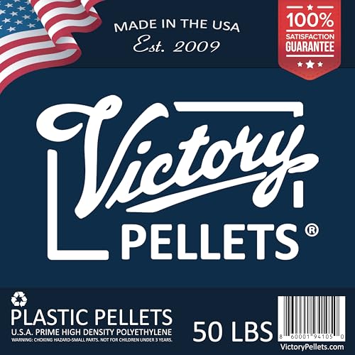 50 LB - USA-Made Plastic Poly Pellets - size: 50 LB