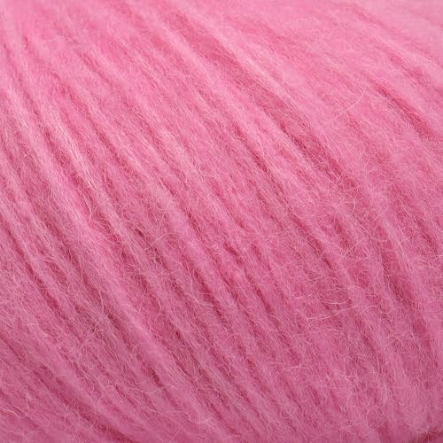Baby Alpaca Merino Yarn 3 Skeins 150g Worsted Weight Knitting Cotton Candy | Pullu baby alpaca merino blend made in Peru 3 skeins 150g 426yd total for knitting and crochet sweaters scarves and hats - color: Cotton Candy