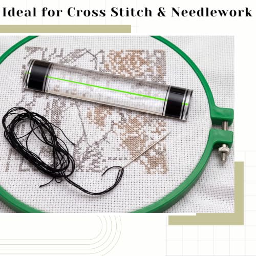 1 Pcs Magnifying Ruler with Guiding Line and Magnet,6",Green Line - color: Green Line