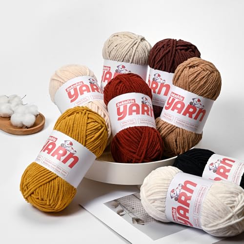 2 Pack Plush Chunky Chenille Yarn for Crocheting, Soft Fluffy Velvet Yarn for Crocheting Amigurumi, Fuzzy Baby Blanket Knitting 200g/262yds Bulky(2 Azure Blue) - color: 2 Azure Blue