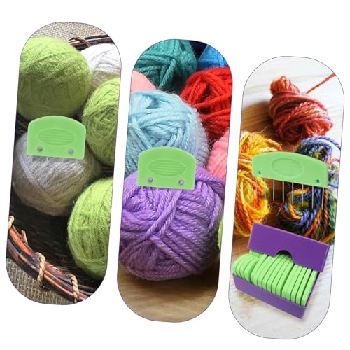 Verkelly Knit Blocking Pins Combs Set, Green, 20 Pcs | Knit Blockers, For Knitting, Crochet, Lace, Needlework Projects - color: Green