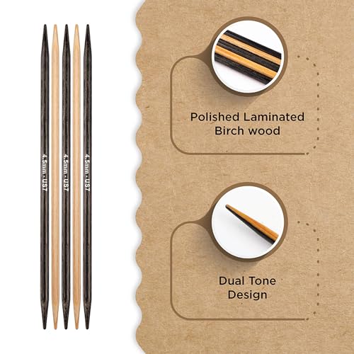 Knitter’s Pride Day & Nite Double-Point Needle 8""(20cm) - US 7(4.5mm) - size: 4.50mm