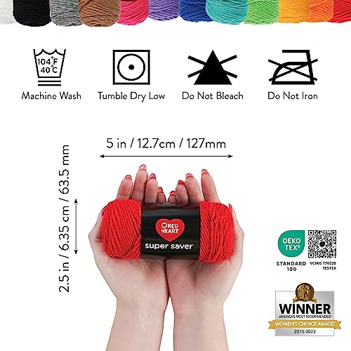 Red Heart Stitchers Kit with Bag and Accessories, Yarn for Crocheting - size: Medium