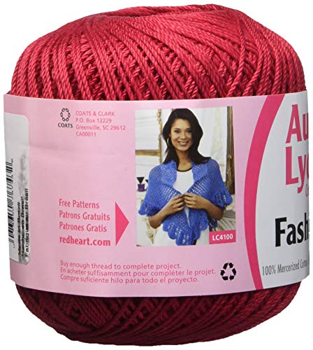 Coats Crochet - 182.0006 Fashion Crochet Thread, 3, Scarlet