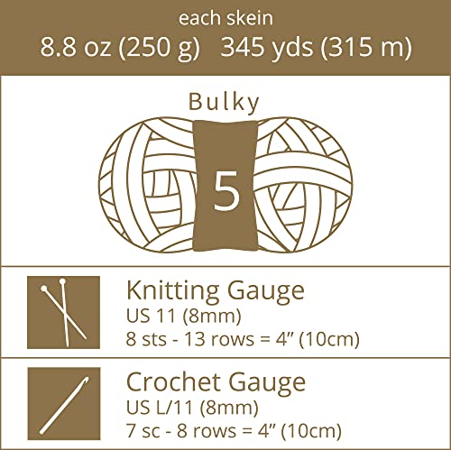 Crafted By Catherine Cozy Twist Yarn - 3 Pack, Red Multi, Gauge 5 Bulky - color: Red Multi, size: 8.8 oz/ 3 Pack