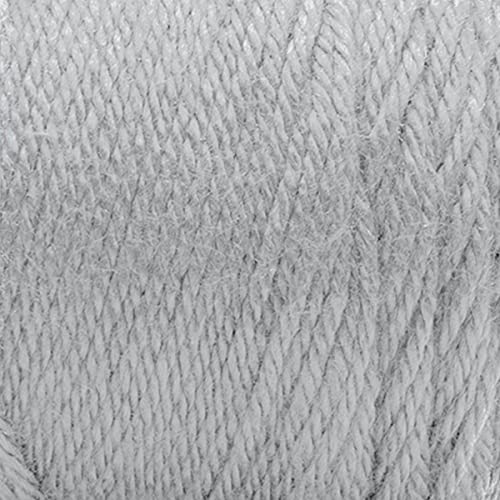 Caron Simply Soft Yarn for Crocheting & Knitting, Feathered Gray, 3-Pack | #4 Worsted Medium, Soft 100% Acrylic Yarn for Crochet, Knitting, Blankets and Crafts, 315 Yards, 170.1g/6oz per skein - color: Feathered Gray, style: Simply Soft