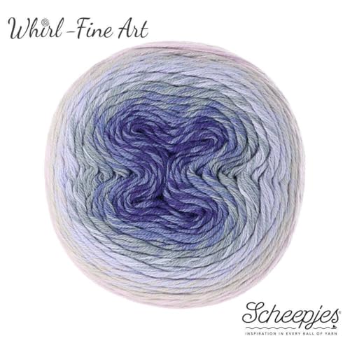 Scheepjes Whirl Fine Art Gradient Yarn 220g - 653 Fauvism, Merino Blend