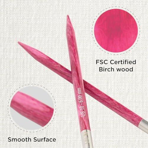 KnitPro Dreamz Fixed Circular Needles 16" (40cm) | US Size 10 (6mm) - size: US 10 (6mm)