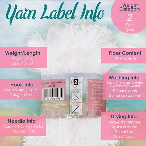 JubileeYarn Feather Whimsy Eyelash Yarn - 50g/Skein Fine Polyester Fur - Plum - 6 Skeins - color: 21 Plum