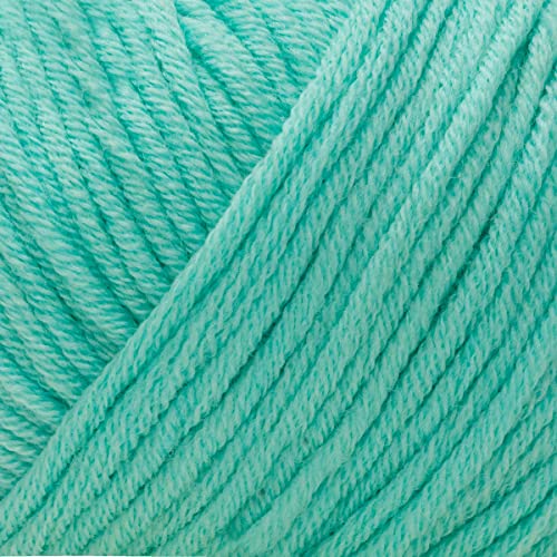 Estako Wool 98 100% Superwash Merino Wool Worsted Weight Yarn, Turquoise | 1.76 oz, 98 yds, cyc 4 medium, aran, machine washable, 5 mm needles, 6 mm hook, 20 sts gauge, crocheting, sweaters - color: 6386 - Turquoise, size: 1 Skein