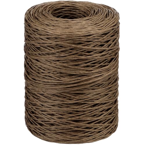Syhood 673 Feet Floral Vine Bind Wire Rustic Craft Wire, Dark Khaki | For DIY Craft Wrapping, Flower Bouquets Garland Arrangements, , Christmas Wreath Making - color: Dark Khaki, size: 673 Feet