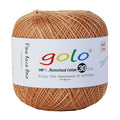 golo Crochet Thread Yarn for Hand Work Crochet Yarn 231 - color: 231 Yellow Brown