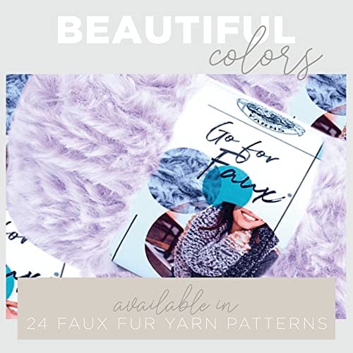 (1 Skein) Lion Brand Yarn Go for Faux Bulky Yarn, Lightning Bug - color: Lightning Bug, size: 1 Pack