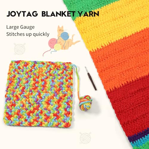 2 Pack Chunky Chenille Yarn for Crocheting and Knitting Beginners,Thick Bulky Plush Fluffy Velvet Soft Baby Blanket Crochet Chenille Yarn for Crocheting Blankets/Amigurumi/DIY Crafts(Grey - color: Grey