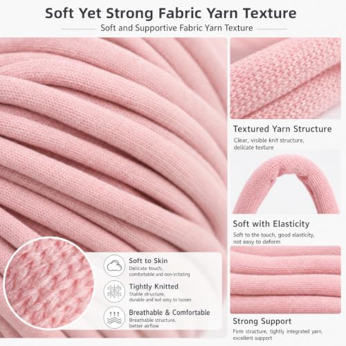 T-Shirt Yarn for Crochet Bags, Rugs & Slippers – 100g Thick Fabric Tube Yarn for DIY Handbags, Baskets, Home Crafts (02 Coffee Brown) - color: 02 Coffee Brown