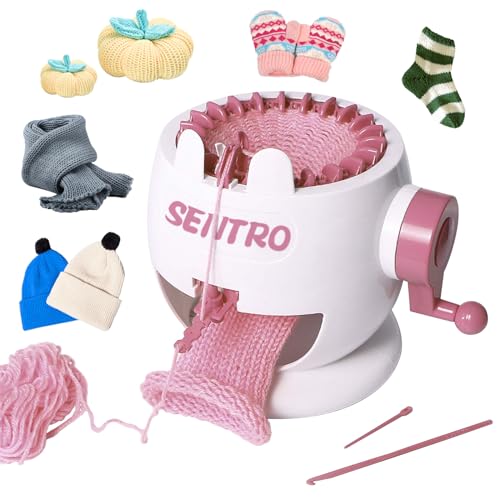 FYGAIN SENTRO Knitting Machine, 22 Needles Knitting Crochet Machines Kit for Sock/Hat/Pumpkin - size: 22 Needles
