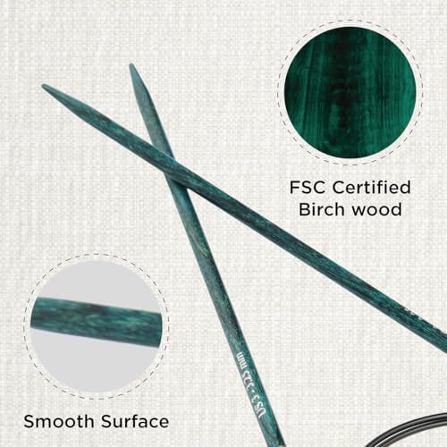 KnitPro Dreamz Fixed Circular Needles 16" (40cm) | US Size 3 (3.25mm) - size: US 3 (3.25mm)