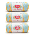Red Heart All in One Flower Power Yarn for Crocheting, Marigold, 3-Pack | #4 Medium Worsted Weight 100% Acrylic Striping Yarn for Crochet and Knitting, Up to 12 Flower Motifs, 440 yards, 250g/8.8oz - color: Marigold