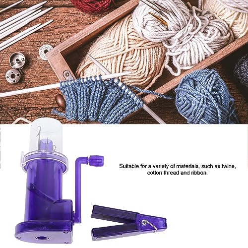 Embellish Knit Machine,Plastic Light Portable Manual Spool Knitter Hand Operated Knitting Tool for DIY Craft Ornament