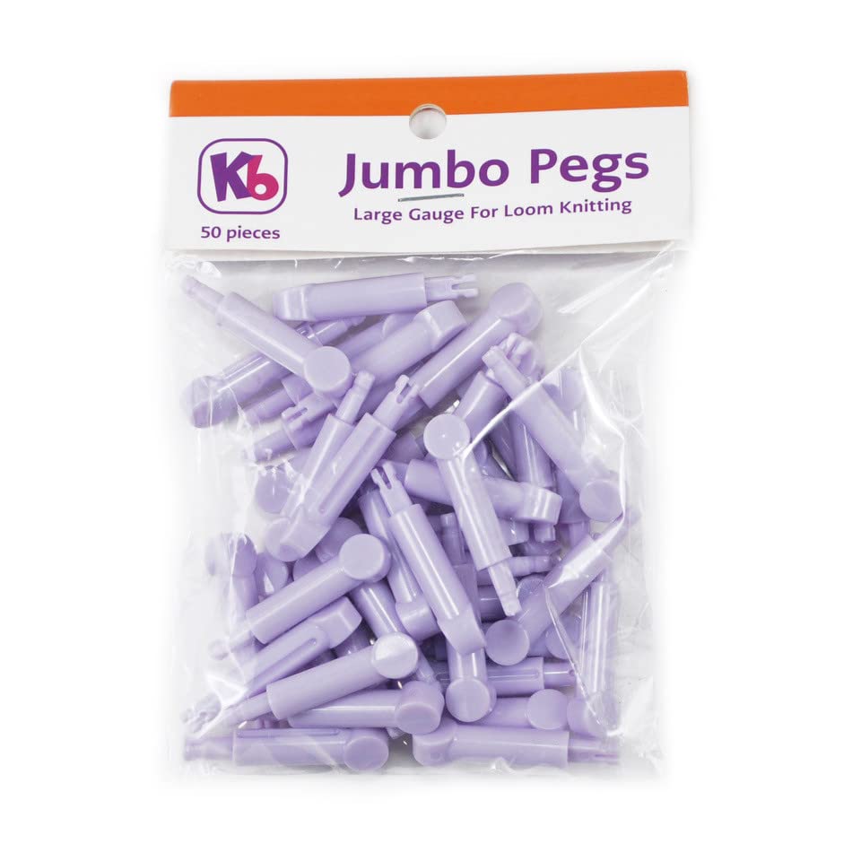 Jumbo Pegs for Knitting Looms, Multiknit Loom Pegs, Extra-Large Gauge