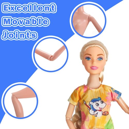 Interactive Family Toy Fun Action Figures Set, Imaginative Family Doll Play