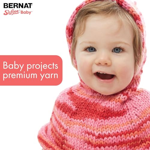 Bernat Softee Baby Yarn, 5 oz, Gauge 3 Light, Grass Green - color: Grass Green, size: 1 Pack, style: Softee Baby
